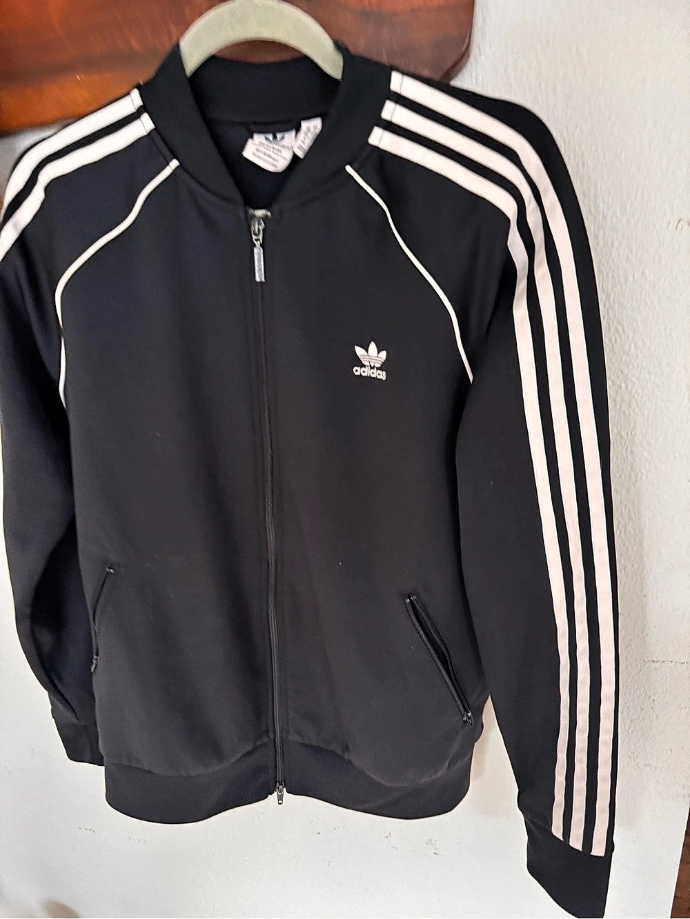 Adidas Originals Primeblue SST Track Jacket Black White Size L